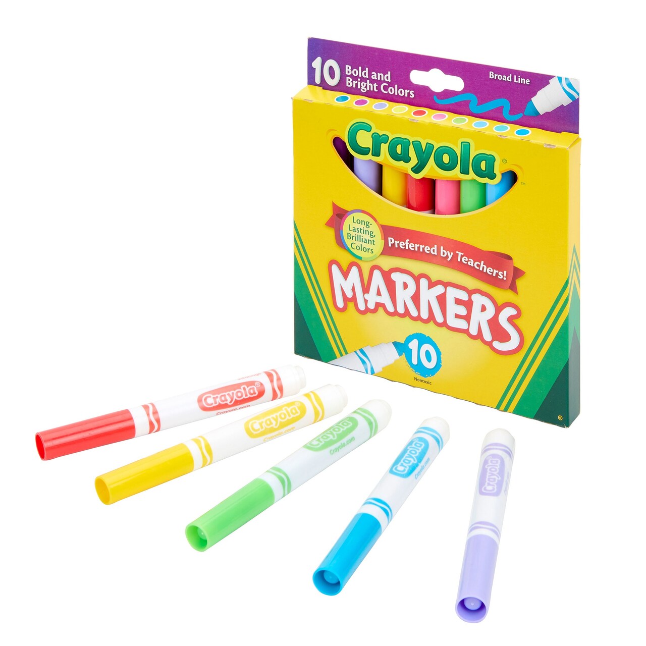 Crayola Broad Line Markers-Assorted Colors 10/Pkg